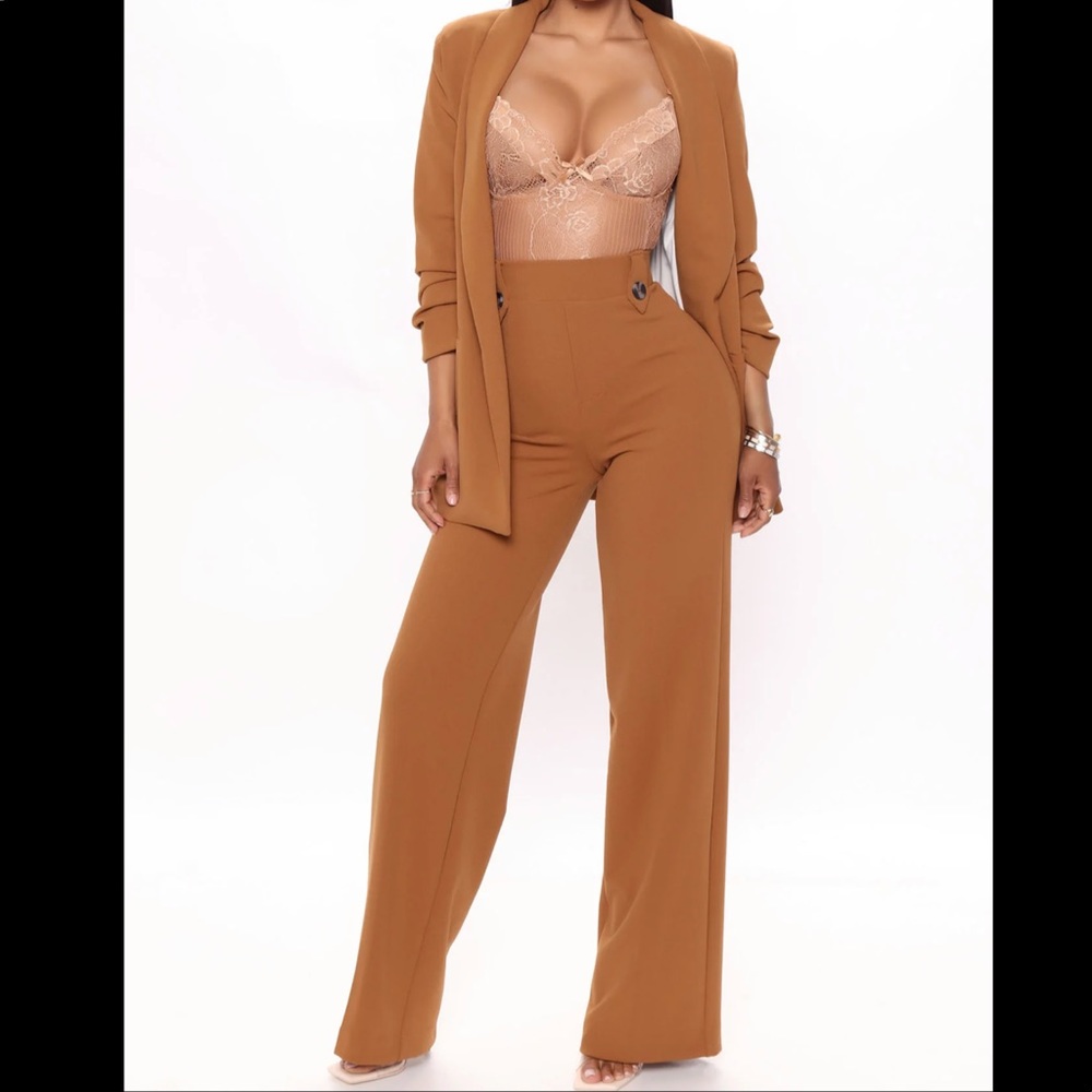 Brown Pant Suit